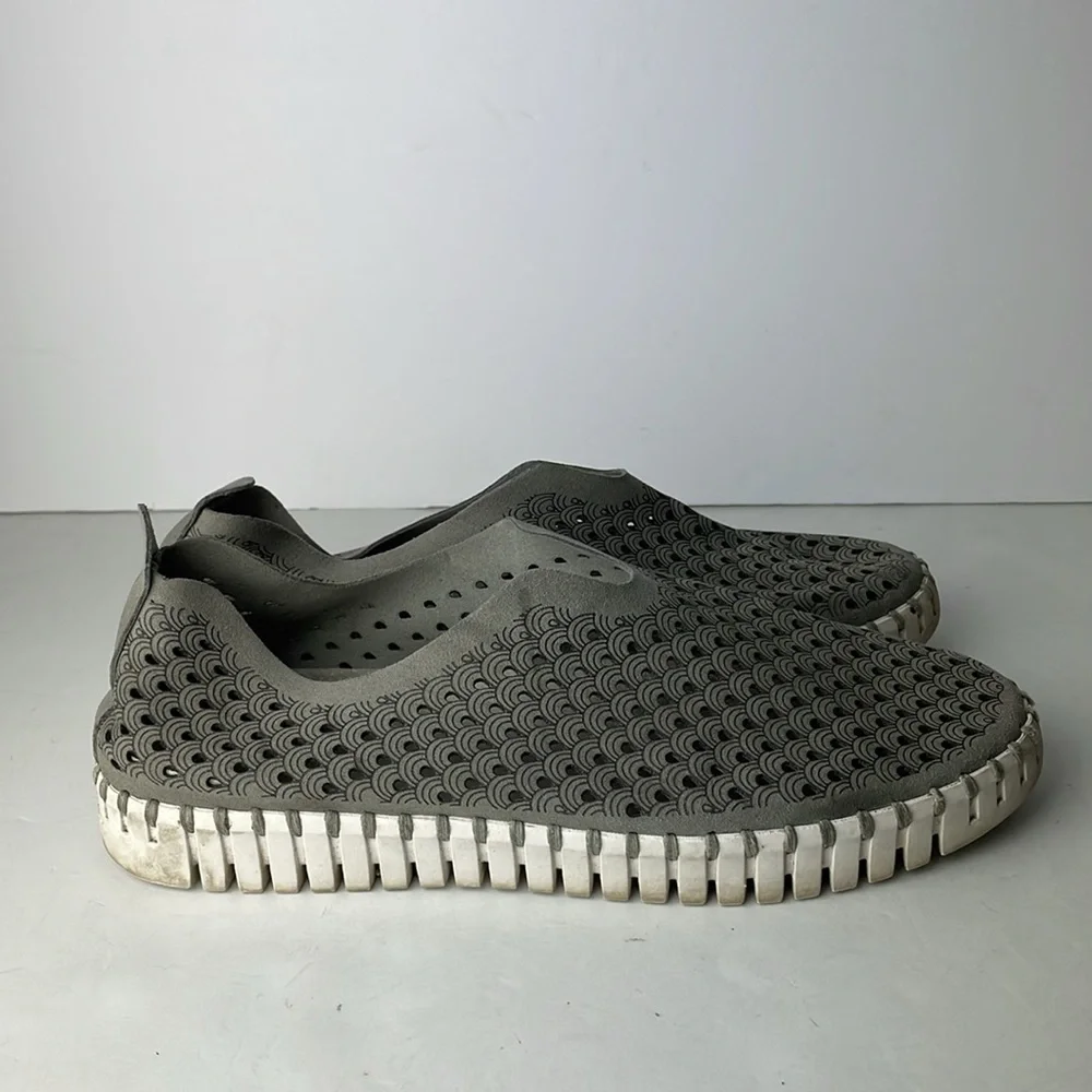 Ilse Jacobsen Tulip Perforated Minimalist Flats Loafers